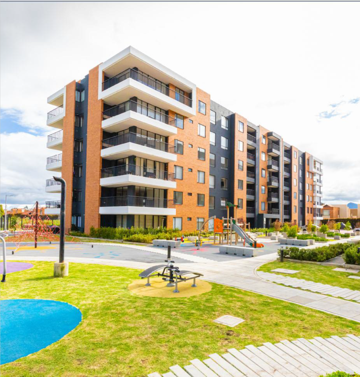 Imagen de un conjunto residencial